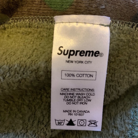 Supreme F/W 15 camo box logo crewneck - Picture 5 of 7